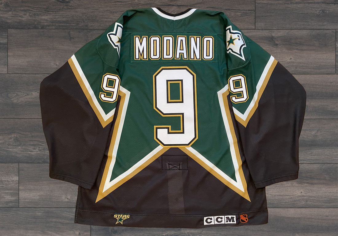 MIKE MODANO  Dallas Stars 1996 Away CCM Throwback NHL Hockey Jersey