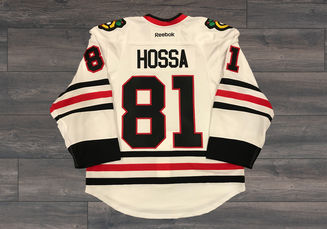 Marian Hossa Chicago Blackhawks Adidas Authentic Away NHL Hockey