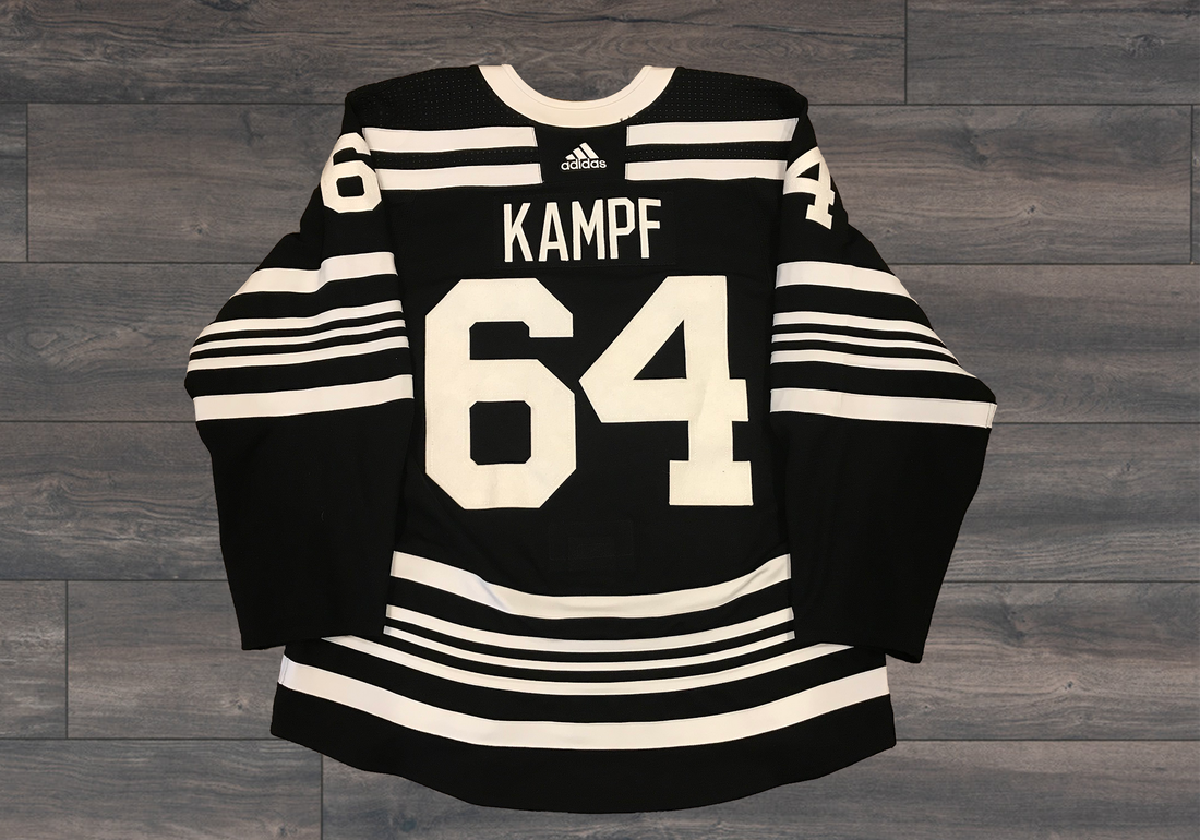 Kirby Dach Chicago Blackhawks Adidas Primegreen Authentic NHL Hockey Jersey - Away / S/46